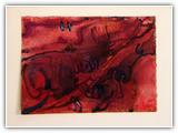 (ohne Titel) | Nr. 3465 | Datiert auf 1995 | Aquarell/farbige Kreide | 23,5 x 32,5 (Rahmen: 29 x 40)