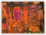 (ohne Titel) | Nr. 4703 | Datiert auf 1966 | Enkaustik | 29,5 x 38,3 (Rahmen: o.PP)