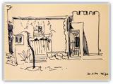 "Ibiza" | Nr. 4801 | 30. Mrz 1970 | Filzstift | 14,7 x 21 (Rahmen: o.PP)
